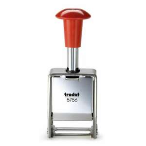 TRODAT 5756 automata 6 karakteres fém sorszámbélyegző - Irodai bélyegző