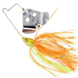 Naluca de pescuit FishEdge Spinnerbait, 10 cm, 15 grame, portocaliu și galben - Naluci artificiale