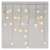 Emos icicle LED lights, 2.5m long, warm white, hanging on a wall