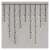 EMOS 3.6m LED icicle lights, warm white, 200 LEDs, 8 modes