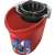 Vileda SuperMocio mop bucket with wringer, red, 10L