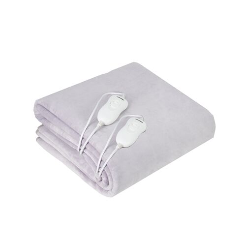 Adler AD 7426 Heizdecke Elektrischer Bettwärmer 60 W Grau Fleece, Polyester