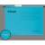 Esselte Classic A4 hanging file folder, blue, recycled cardboard, with metal fastener