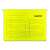 Yellow Donau A4 hanging folder, 230g/m2, with lines for labeling