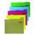 Assortment of Donau A4 hanging folders in different colors, 230g/m2, with lines for labeling
