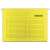 Yellow Donau A4 hanging folder, 230g/m2, with lines for labeling