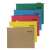 Assortment of Donau A4 hanging folders in different colors, 230g/m2, with lines for labeling