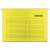 Yellow Donau A4 hanging folder, 230g/m2, with lines for labeling