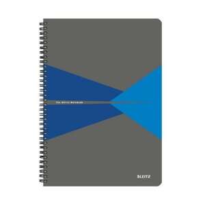 Leitz Office A4 spiral notebook with grey and blue cover - Notebook
