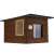 Cool flat-roofed insulated Cat House with scratching post and name plate- In several colours 38557986