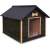 Cool insulated Doghouse with nameplate Large XL - More colours 40010003