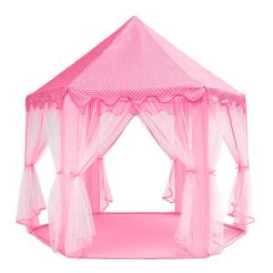 Játszósátor függönyökkel- Hercegnő Palota #rózsaszín 38571635 Játszósátrak & Alagutak