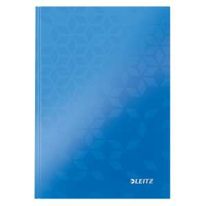 LEITZ Wow A5 grid notebook, blue cover - Signature book
