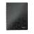 LEITZ Wow A4 grid notebook closed, black cover with geometric pattern