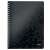 LEITZ Wow A4 grid notebook closed, black cover with geometric pattern