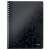 LEITZ Wow A4 grid notebook closed, black cover with geometric pattern