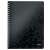 LEITZ Wow A4 grid notebook closed, black cover with geometric pattern