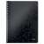 LEITZ Wow A4 grid notebook closed, black cover with geometric pattern