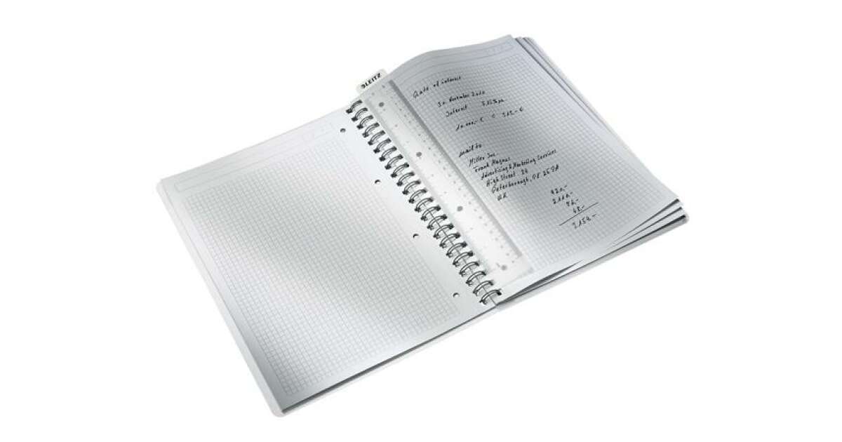 Leitz WOW Hard Cover A4 Notebooks - Ruled and Squared