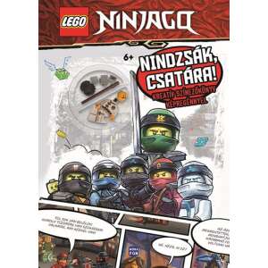 LEGO Ninjago - Nindzsák, csatára! - Kreatív színezőkönyv képregénnyel! - Ajándék Cole minifigurával 46860502 "ninjago"  Gyermek könyvek