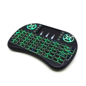 Wireless mini keyboard with backlight, perfect for TV, PC, Android TV Box, PS3, PS4, HTPC, and more - Keyboard