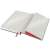 LEITZ Cosy Soft Touch A5 grid notebook, open, showing inside pocket