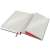 LEITZ Cosy Soft Touch A5 grid notebook, open, showing inside pocket