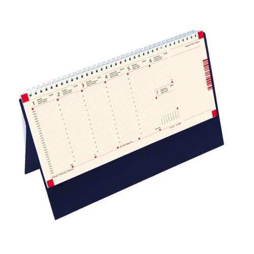 TOPTIMER Calendar, birou, în picioare, TOPTIMER, blocnotes, albastru (24C510T-004)