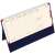 TOPTIMER Desk Calendar, Standing, Blue, with Notepad