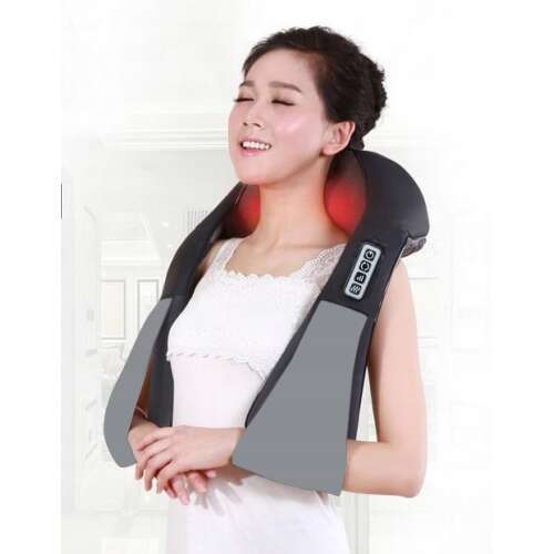 Malatec elektrisches Nackenmassagegerät mit Wärmetherapie-Funktion #grau - Verpackung beschädigt! 38667711