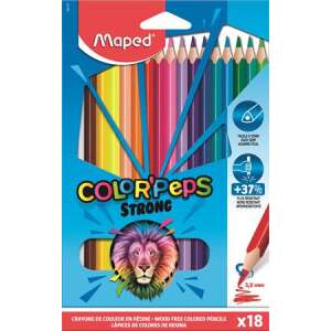 MAPED "Color`Peps Strong", háromszögletű, 18 különböző színű színes ceruza készlet 58334208 