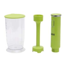 Blender de mână TOO HB-200-112-G-S, Verde, 200W, pahar gradat 700ml, lamă din oțel inoxidabil - Mixer vertical