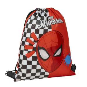 Pókember tornazsák, piros és fekete kockás mintával, Marvel logóval, 39 cm - Cerdá