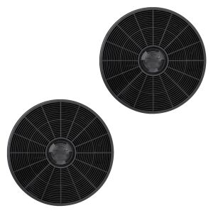 HURRICANE Filtru de Carbon Activat Set 2 Bucăți pentru Hote de Bucătărie - Accesorii pentru hota de bucătărie