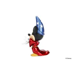 Disney Mickey Mouse, Ucenicul Vrăjitorului, figurină metalică, 19 cm înălțime, vedere laterală - Produs Fan Gaming