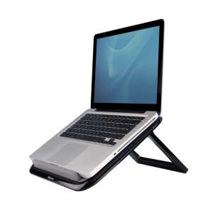 Fellowes 8212001 laptop állvány, fekete és szürke, 17 hüvelykes, ergonomikus, állítható, kényelmes, laptop emelő, asztali állvány, laptop hűtő - Fellowes