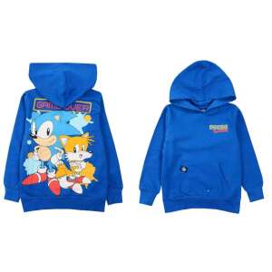 Sonic the Hedgehog Kapuzenpullover für Jungen, mit Sonic und Tails auf der Rückseite und Sonic-Logo auf der Vorderseite - Pullover für Kinder