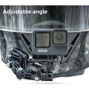 Suport GoPro Hero 13 pentru cască, suport pentru cameră de acțiune Surewo pentru cască de motocicletă, unghi reglabil - Accesorii pentru camere de acțiune