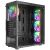 Вътрешен изглед на кутия за PC Everest PLAID V1 ATX с RGB вентилатори