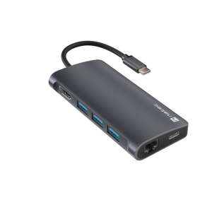 NATEC NMP-2162 USB-C Hub mit HDMI, Ethernet, SD-Kartenleser, Micro-SD-Kartenleser und 3 USB-A-Ports - Natec