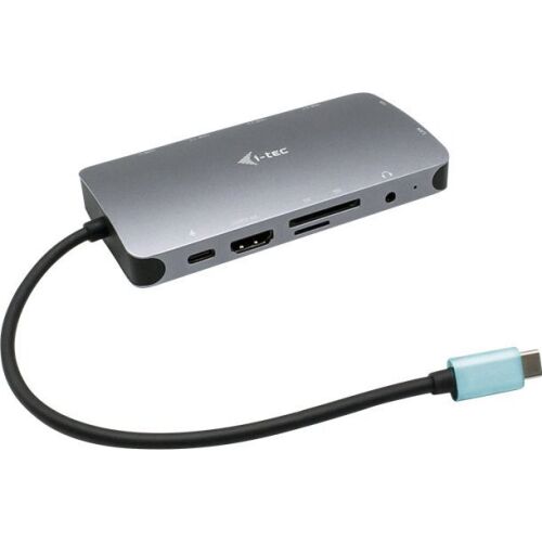 i-tec Metal C31NANOVGA100 stație de andocare și replicator de porturi USB 3.2 Gen 1 (3.1 Gen 1) Type-C Gri