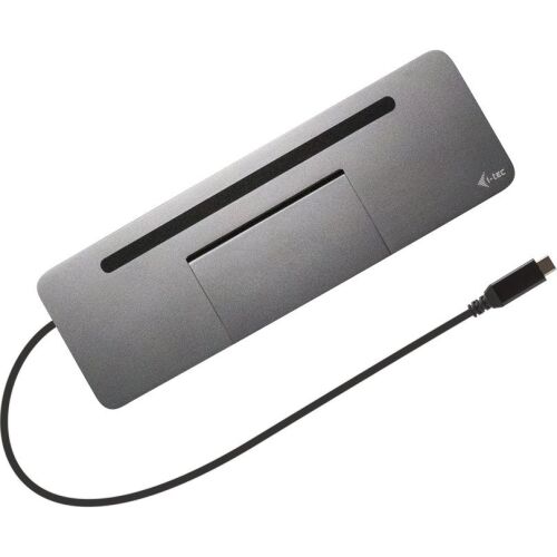 i-tec Metal C31FLATPRO100 докинг станция и порт репликатор Проводен USB 3.2 Gen 1 (3.1 Gen 1) Type-C Сив 141906332