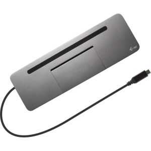 i-tec Metal C31FLATPRO100 stacja dokująca i replikator portów Przewodowy USB 3.2 Gen 1 (3.1 Gen 1) Type-C Szary 141906332 - Stacja dokująca