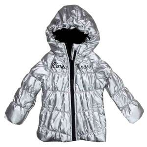 Сребърно зимно яке Minnie Mouse за момичета, размер 5-6 години (116 cm) - Бебе & Малко дете