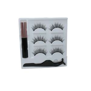 Magnetic Eyeliner Eyelash Suit 3 Pairs Magnetic Eyelashes Eyeliner Applicator Tweezers - False eyelashes