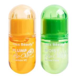 Комплект за устни Kiss Beauty Plump и Moist, лимон и алое вера, 2 броя - Уста
