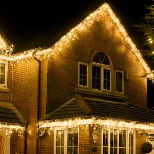 25M 500 LED Outdoor Christmas String Lights, Warm White