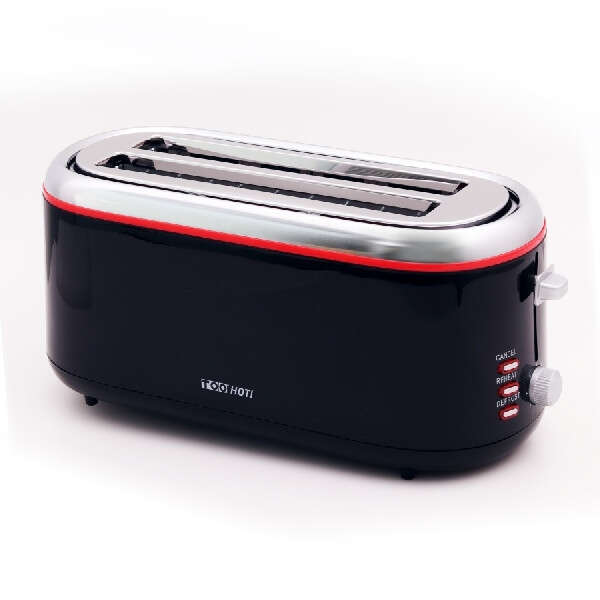 TOO TO-4SL108B-1300W fekete kenyérpirító TO-4SL108B-1300W