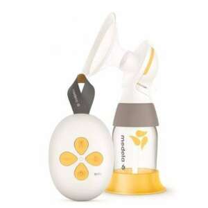 Elektrická odsávačka mlieka Medela Solo, jednoručná elektrická odsávačka mlieka, prenosná odsávačka mlieka, odsávačka mlieka s fľašou, odsávačka mlieka Medela - Odsávačka mlieka