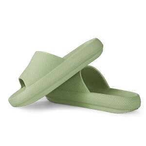 Green Dollcini unisex cloud slippers, comfortable and stylish for indoor and outdoor use - Women's Footwear
